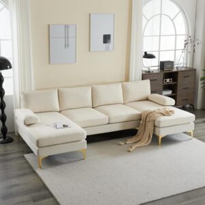 Karl Home Convertible Sectional U Shape Couch | Modern Sofa