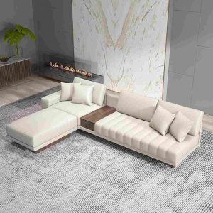Homary Oversized L-Shaped Modular Sectional Sofa