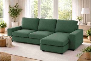 Durable Polyester Kivik Loveseat with Chaise Sofa Cover