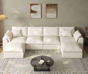 168" Modular Sectional Sofa | 6-Piece Cloud Couch